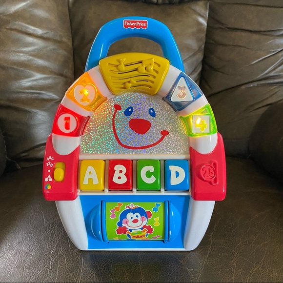 FisherPrice Toys Vintage 200 Mattel Fisher Price Learning Abcd Numbers Shapes Colors Toy